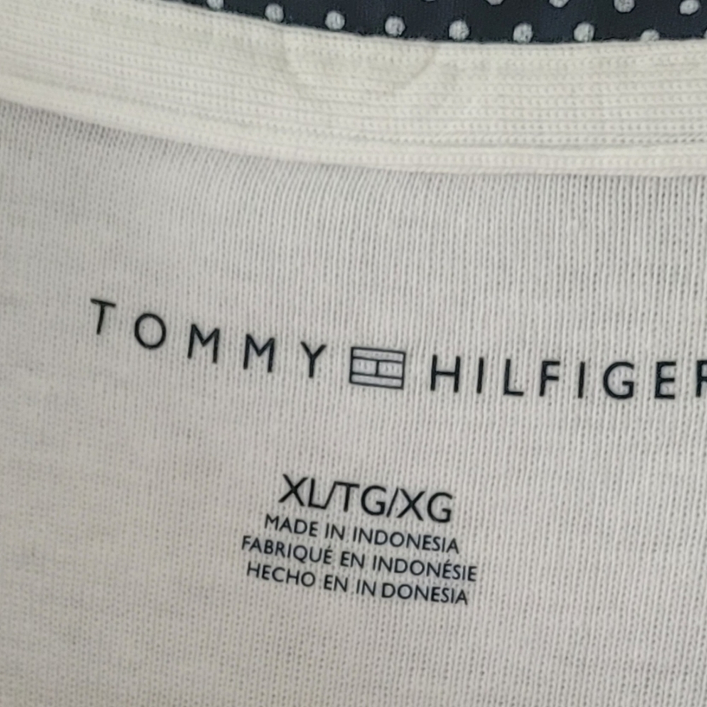 Tommy Hilfiger White Polo Shirt Dress Preppy Classic Patriotic USA Size XL NWT - Picture 7 of 7